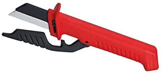 Knipex 98 56 Cable Knife with Hinged Blade Guard