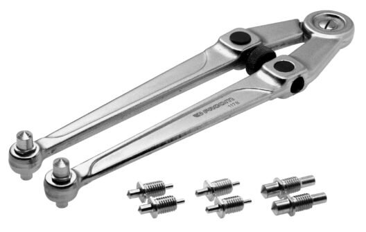 Facom 117.B Pin Wrench For Nuts With Top Holes. 8 Sizes 2.5 - 9mm Pins