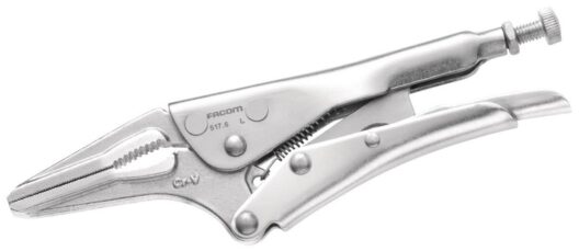 Facom 517.6 Long Reach Simple Adjust Lock-Grip Plier- Jaw Capacity 55mm