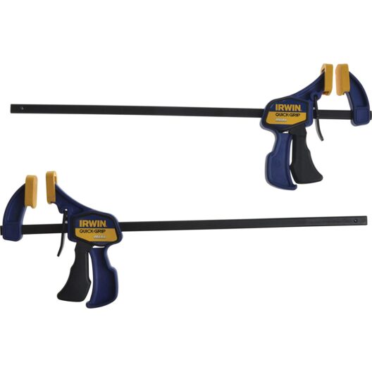 Irwin Quick-Grip T54122EL7 Mini One-Handed Bar Clamp 300mm / 12″ Twin Pack