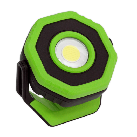 Sealey LED700P, Rechargeable Pocket Magnetic Floodlight 360° 7W COB LED - Hi-Vis