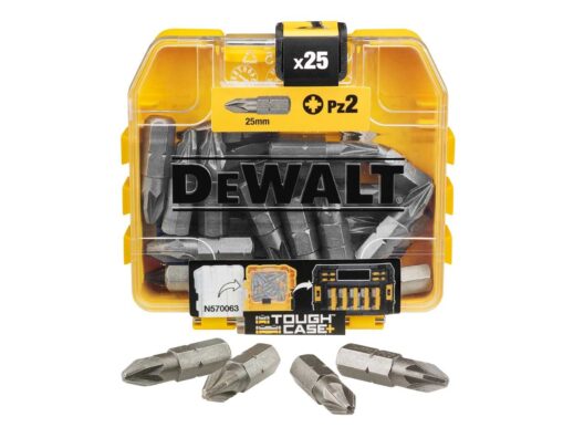 Dewalt DT71521-QZ Screwdriver Bits No. 2 Pozi PZ2 x 25mm - Pack of 25 Bits