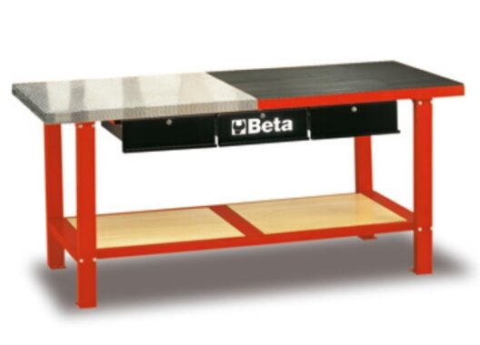 Beta C56M 2 Metre Heavy Duty Work Bench – Red