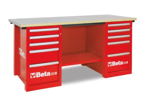Beta C57SC 2 Metre MasterCargo Workbench in Red