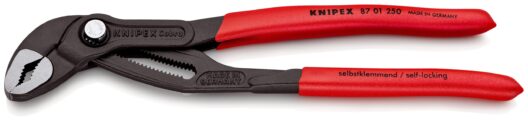 Knipex 87 01 250 Cobra® Waterpump Pliers PVC Grip 250mm - 46mm Capacity