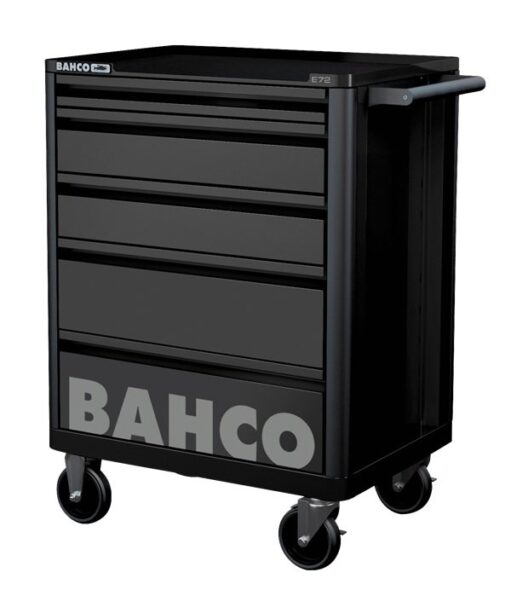 Bahco 1472K5BLACK E72 5 Drawer 26" Mobile Roller Cabinet Black