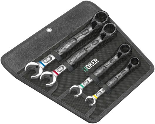 Wera 020090 JOKER Switch 4 Piece Reversible Ratchet Spanner Set 10-19mm