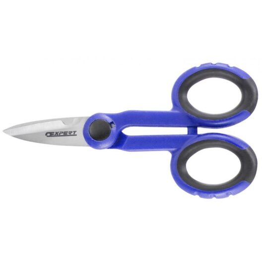 Expert by Facom E184280 Sheathed Electrical Scissors with Wire Stripper - 150mm