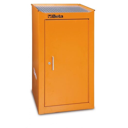 Beta C38LA Orange Side Cabinet With Interior Shelf