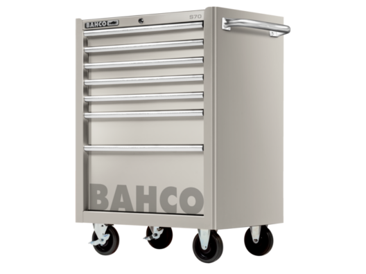 Bahco 1470K7SS S70 Classic 7 Drawer Stainless Steel Mobile Roller Cabinet