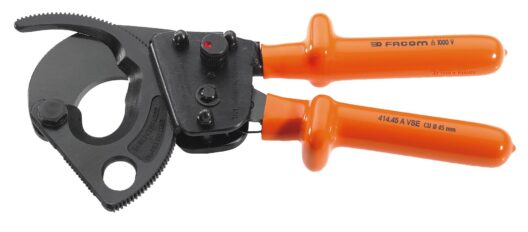 Facom 414.45AVSE 1000v Insulated Ratchet - Type Cable Cutters
