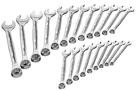 Facom 440.JU21 21 Piece 440 Series Imperial Combination Spanner Wrench Set 1/4-1.1/2" AF