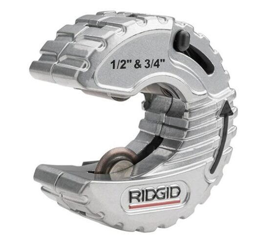 Ridgid 57018 15mm & 22mm 2-in-1 C-Style Small Plumbers Copper Pipe Tube Cutter