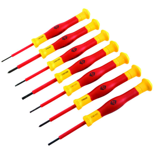 CK T4897 7 Piece VDE Micro Precision Screwdriver Set Slotted &amp; Phillips