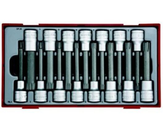 Teng TTRS15 15 Piece Ribe & Spline Socket Set In Tool Box Module Tray