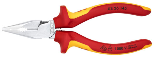 Knipex 08 26 145 VDE Needle-Nose Combination Cutting Pliers 145mm