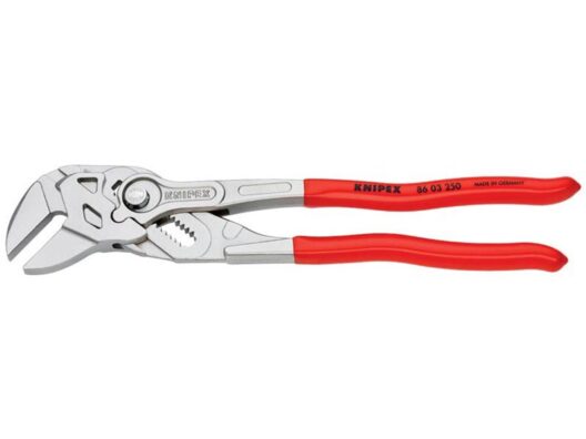 Knipex 86 03 250 Lock Button Waterpump Slip Joint Pliers Wrench PVC Grip 250mm (52mm Capacity)
