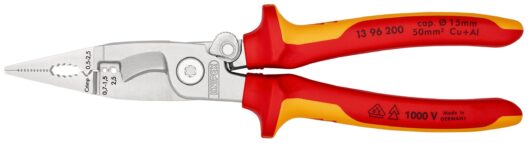 Knipex 13 96 200 VDE Insulated Multi-Function Installation Pliers 200mm