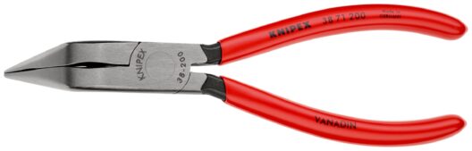 Knipex 38 71 200 Mechanics Angled Long Bent Nose Pliers 200mm