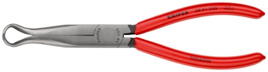 Knipex 38 91 200 Mechanics Half Round Long Nose Pliers 200mm (For Spark Plugs &amp; Round Components)
