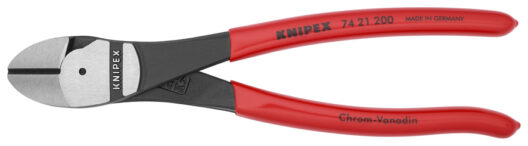 Knipex 74 21 200 High Leverage Diagonal Side Cutter Plier 200mm