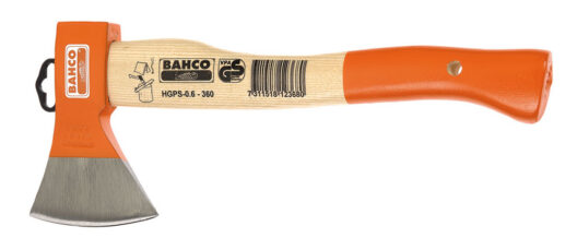 Bahco HGPS-0.6-360 Splitting Hand Axe Hatchet With Ash Wood Handle 800g 1-1/4lb