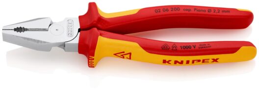 Knipex 02 06 200 VDE High Leverage Combination Pliers 200mm