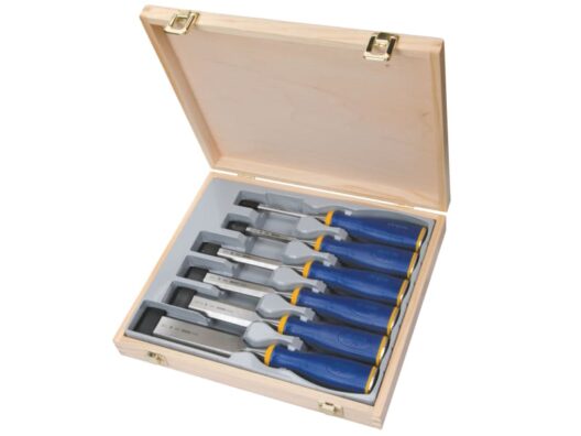 Irwin Marples 10503430 MS500 6 Piece All-Purpose Chisel Set With Striking Caps 6 - 32mm