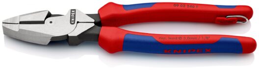 Knipex 09 02 240 T Lineman's Pliers Tethered - 240 mm