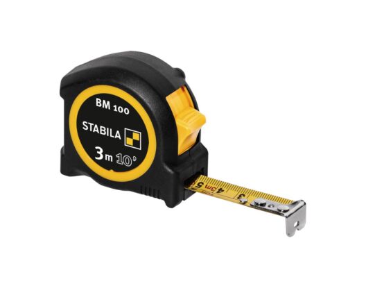 Stabila BM 100 Pocket Tape Measure 3m/10ft (Width 19mm)
